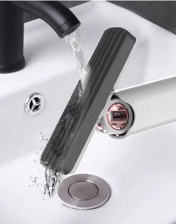 2 Unis Mini Esfregão Absorvente Mop Portátil Auto-Squeeze Mop Limpeza Multifuncional