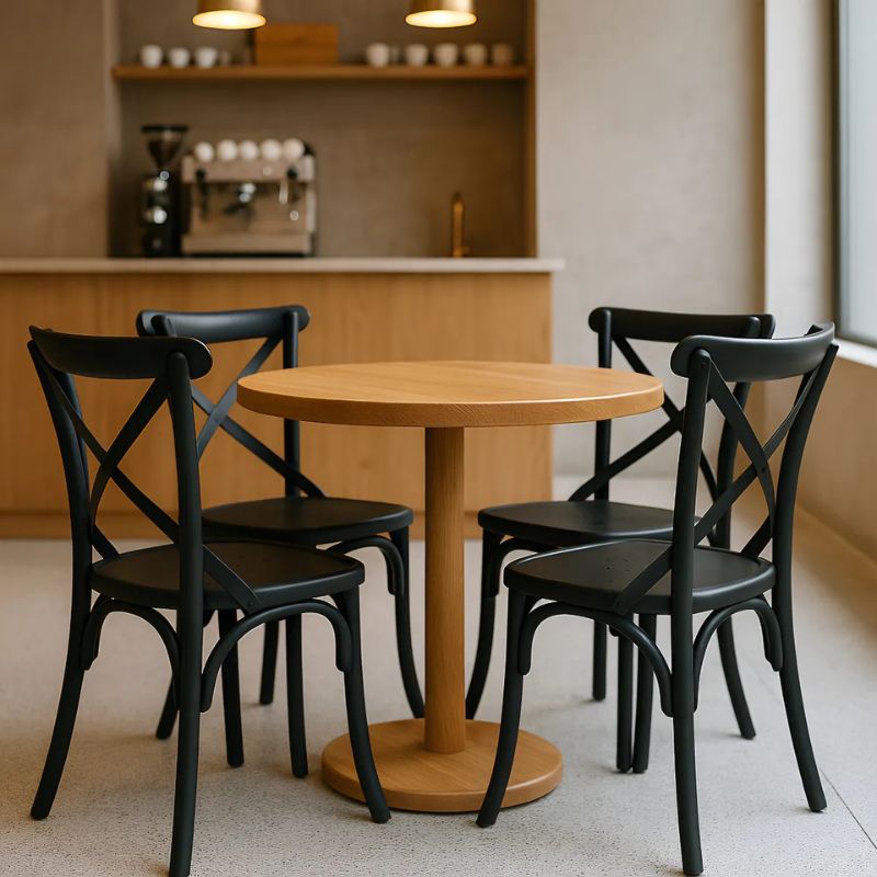 Kit 4 Cadeiras Katrina Paris: Elegância Parisina para Sua Mesa de Jantar!