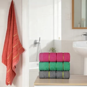 Kit 4 Toalhas Gigantes 100% Algodão: Macias, Absorventes e Luxuosas – Seu Banheiro Merece!
