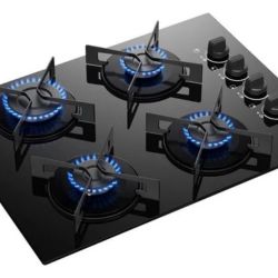#014 🔥 Cooktop Electrolux KE4GR: 4 Bocas Turbo Efficient no Vidro Black – Cozinha de Chef por Preço de Oferta!
